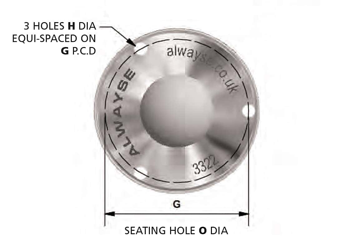 11101 ball transfer unit fixing holes diagram