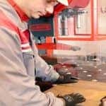 Akaypak moving steel plates effortlessly using Alwayse ball transfer units