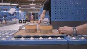 Atlas copco assembly line using Alwayse ball transfer units