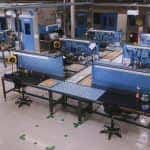 Atlas Copco workstations using Alwayse ball transfer units