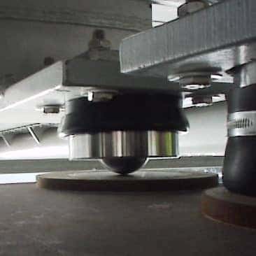 MILLENNIUM BRIDGE, LONDON SUPPORTED BY BALL TRANSFER UNITS