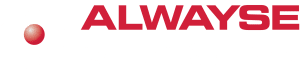 alwayse ball unit solutions logo in white and red