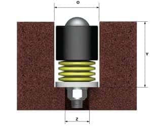 hevi-load_5 ball transfer unit dimensions
