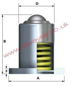spring_loaded_large_bottom_flange ball transfer unit dimensions