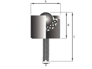 type 13 and 15 mini ball transfer units dimensions
