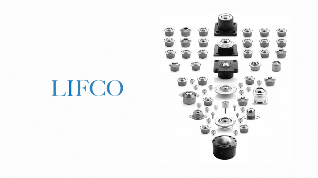 Lifco logo with Alwayse ball transfer unit range