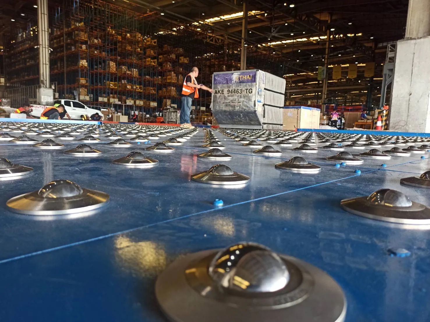 THAI Cargo’s ground operations ball transfer units